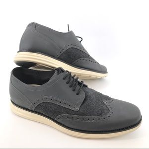 Cole Haan OriginalGrand Wingtip Oxford Gray Shoes